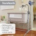 SNOW OWL™ เซ็ทเตียงนอนเด็ก All in One (ขาโยก) สี GREY  + เบาะนอนระบายอากาศ Gentle FlowZz ขนาด 50x87  